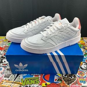 Adidas Supercourt Quilted Pink Womens Various Sizes